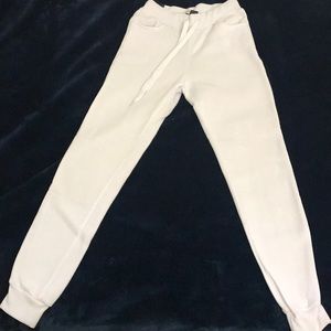 White Sweat pants